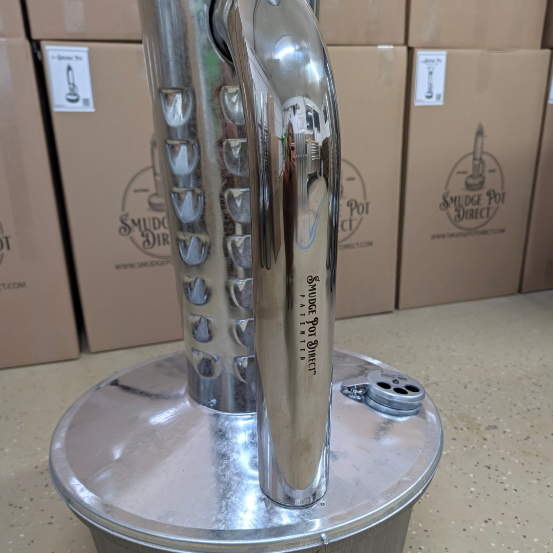 Limited Edition  Gen2 Smudge Pot Outdoor Heater with Stainless Pipe and Cover