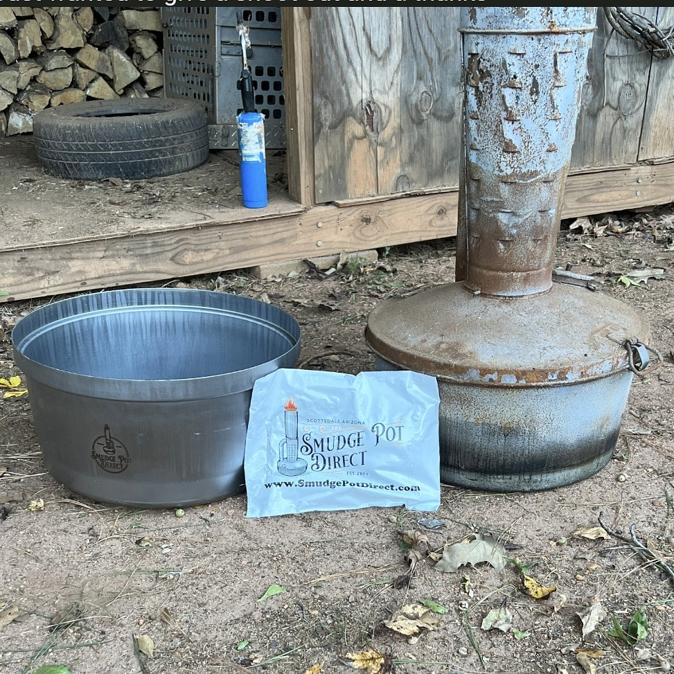 Replacement Bottom for Vintage Smudge Pot