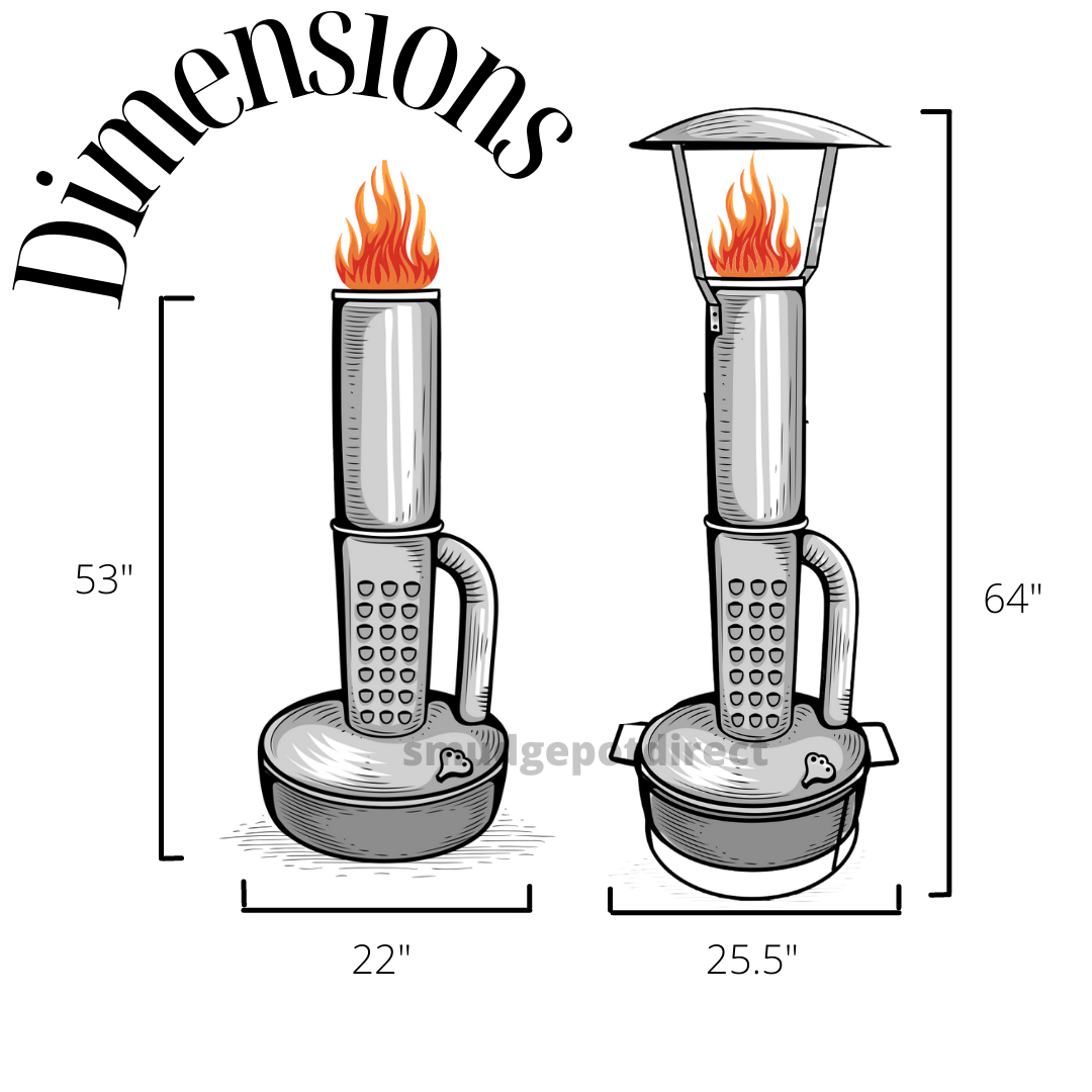 Smudge Pot Outdoor Heater NEW Smudge Pot Direct Orchard Heater