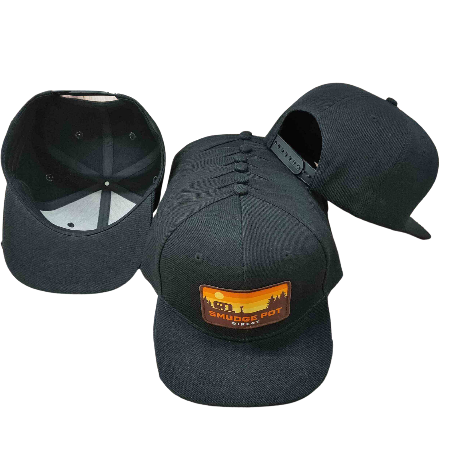 Orange Smudge Trailer Patch- Flat Bill Hat