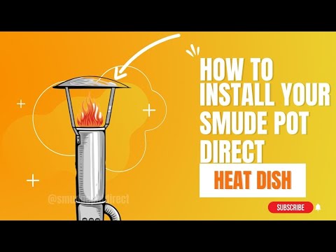 Smudge Pot Direct® Heat Deflection Dish for new and old Smudge Pots
